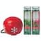 Scentsicles Red Snowflake Warmer with Scentfetti White Winter Fir and Snowberry Pine 3 pack